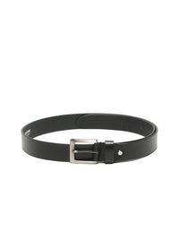 Teakwood Leathers Men Textured Push Pin Closure Leather Belt