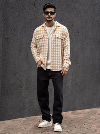 Powerlook Men Opaque Checked Casual Shirt