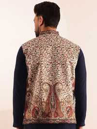 SOJANYA Paisley Printed Nehru Jaket
