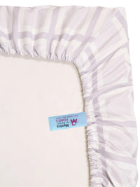 Myntra Elegant Homes White Floral 400 TC Cadar Katil King dengan 2 Sarung Bantal