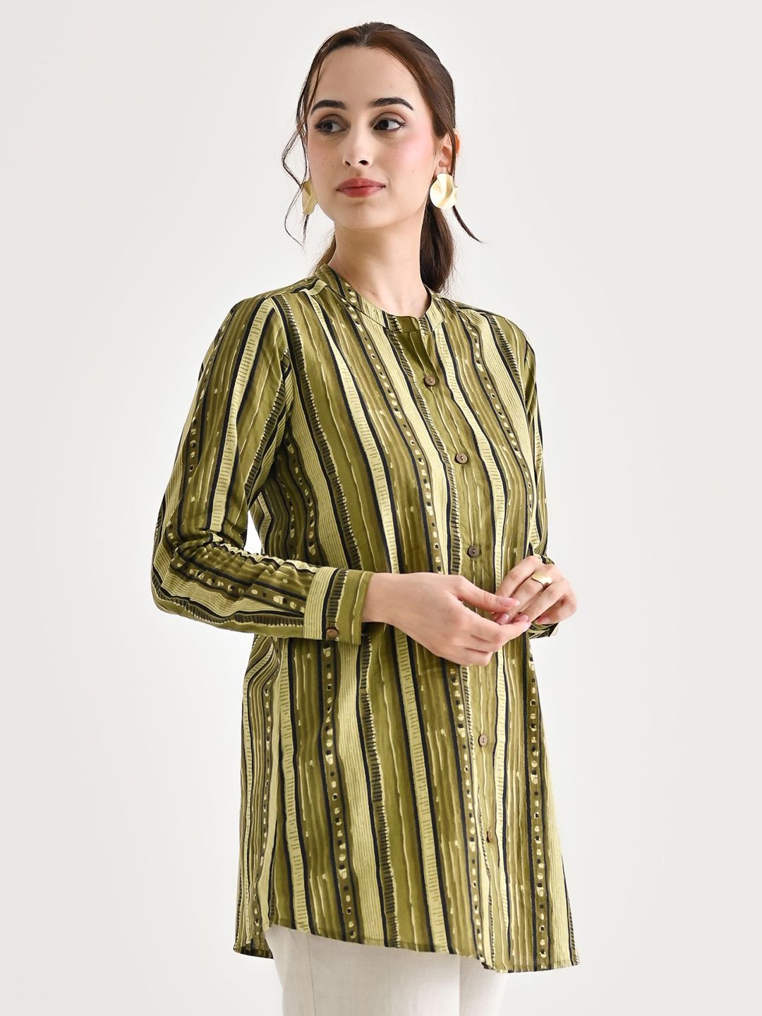 Rustorange Printed Pure Cotton Kurti