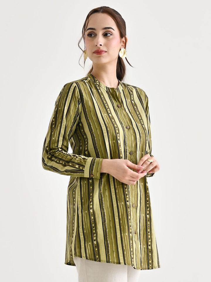 Rustorange Printed Pure Cotton Kurti