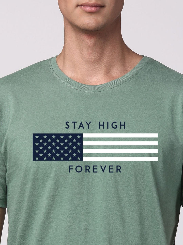 ADRO Men Graphic Printed Round Neck T-shirt