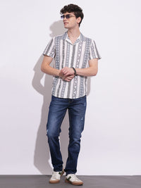 Being Human Men Classic Opaque Printed Casual Shirt