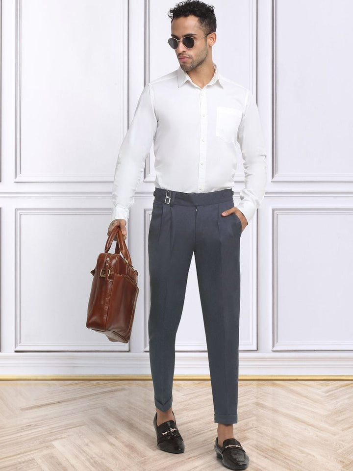 Moda Rapido Men Slim Fit High-Rise Easy Wash Seluar