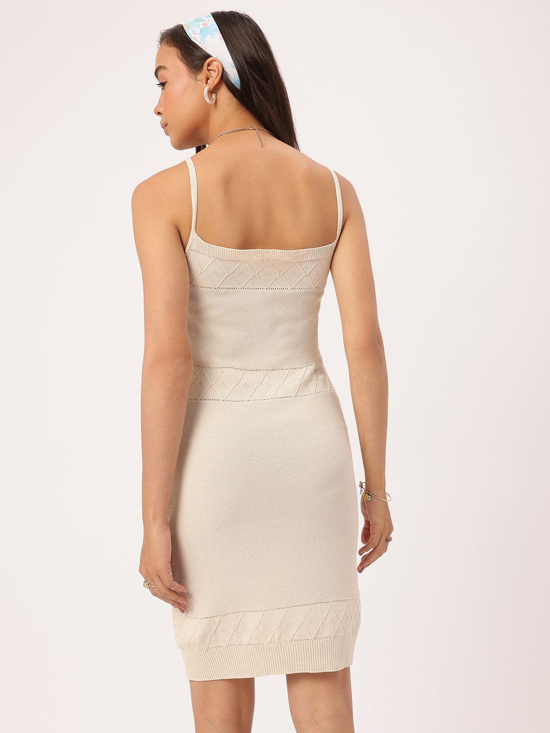 DressBerry Always Glamorous Shoulder Straps Knitted Mini Dress