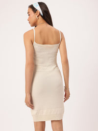 DressBerry Always Glamorous Shoulder Straps Knitted Mini Dress