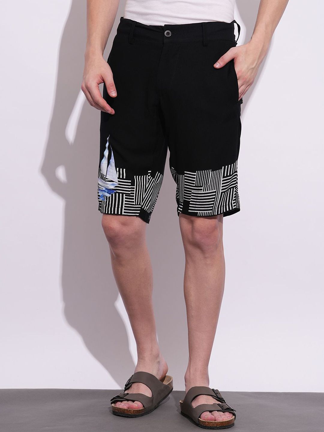 Being Human Men Printed Shorts