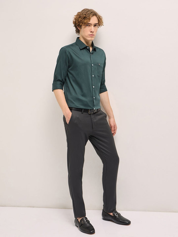 THE BEAR HOUSE Tailored Fit Cotton Formal Shirt