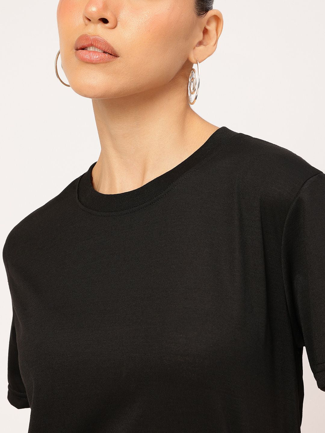 DressBerry Gleeful Graphic Back Printed T-shirt