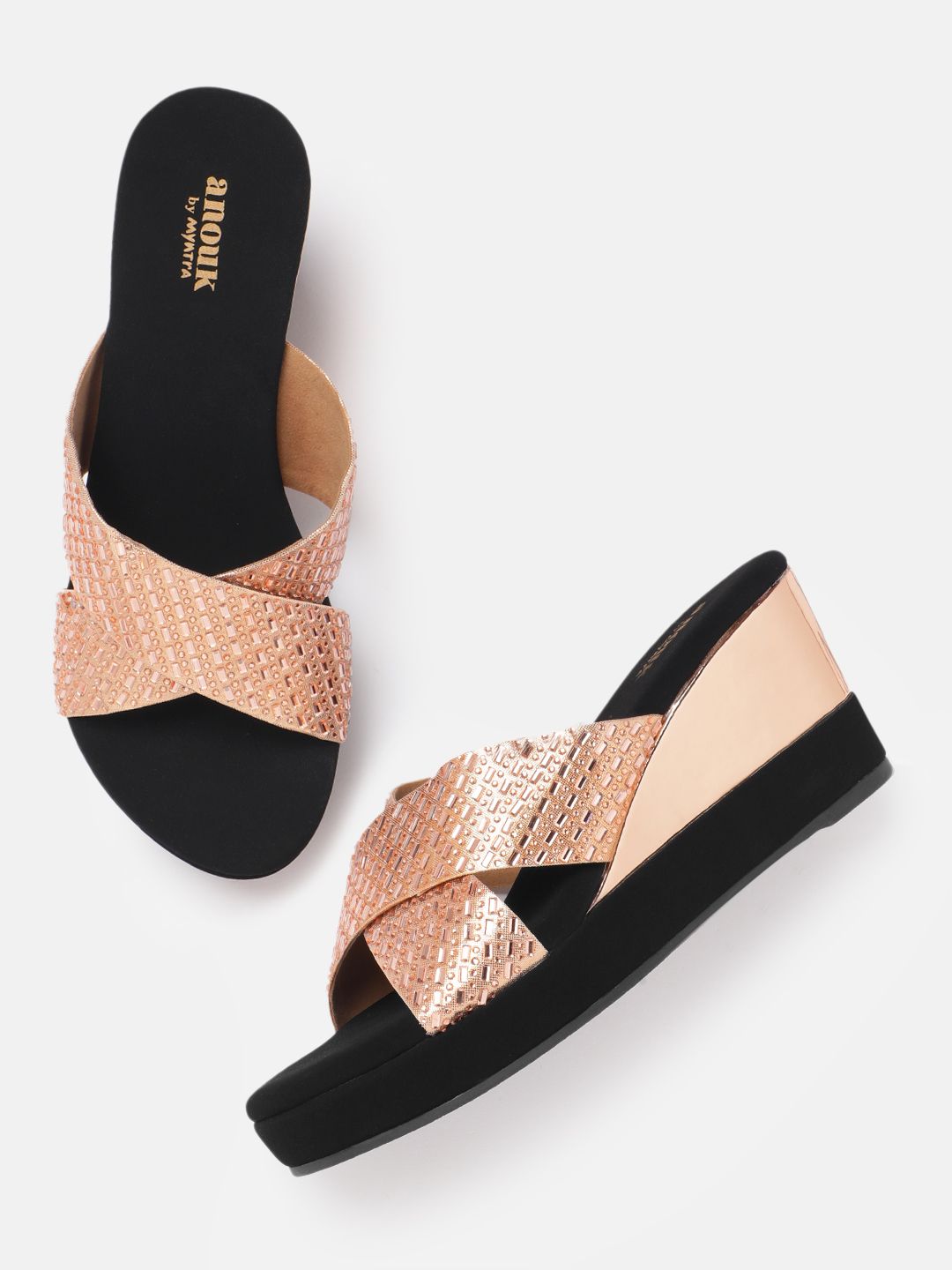 Anouk Embellished Wedge Heels