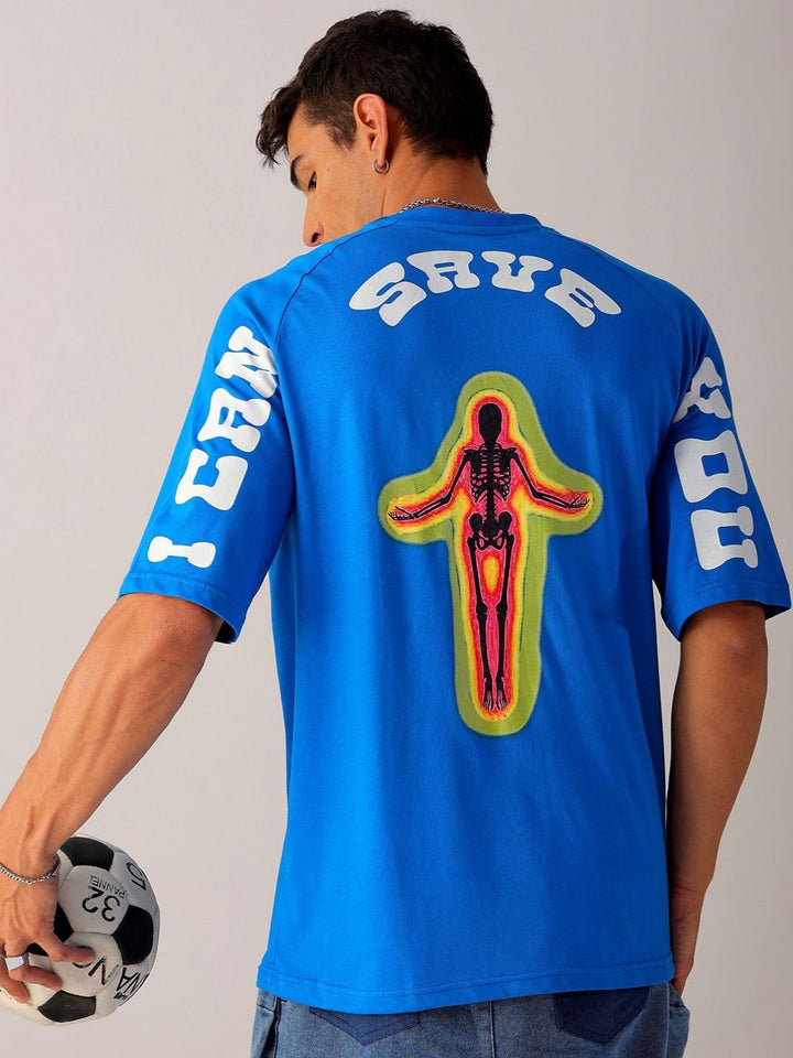The Indian Garage Co Men Pure Cotton Printed Applique T-shirt