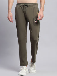 Monte Carlo Solid Men Printed Track Pants