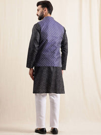 Anouk Men Ikat Bercetak Kurta Biasa dengan Piyama