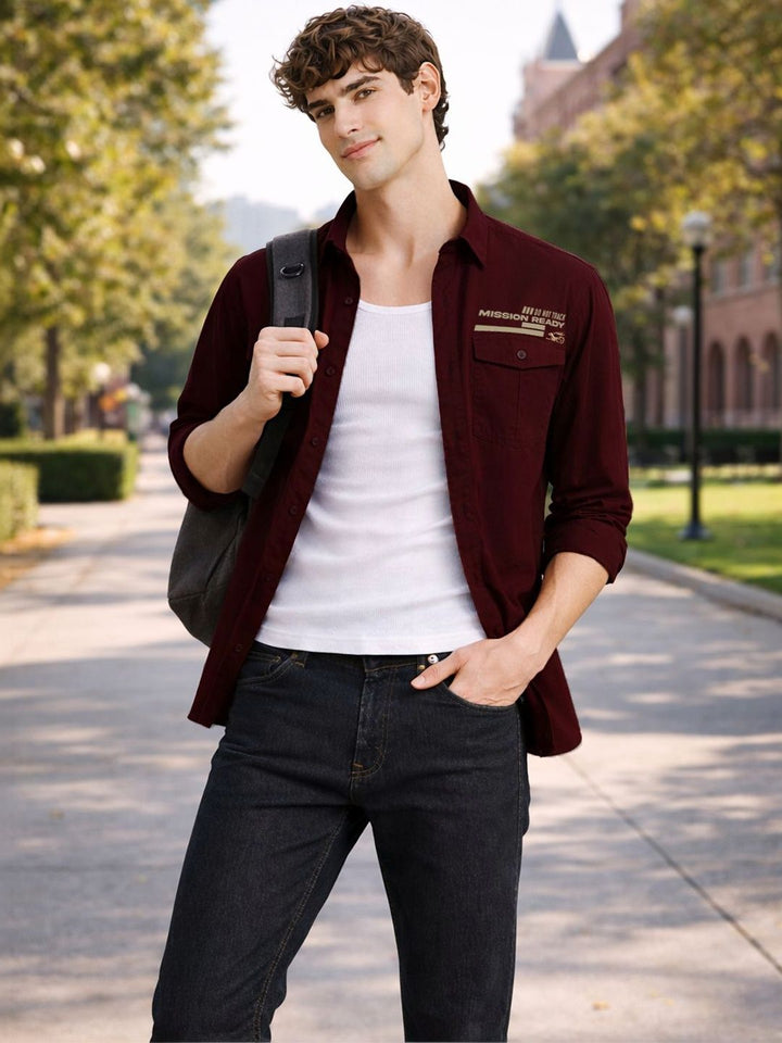 ADRO Men Standard Printed Casual Shirt