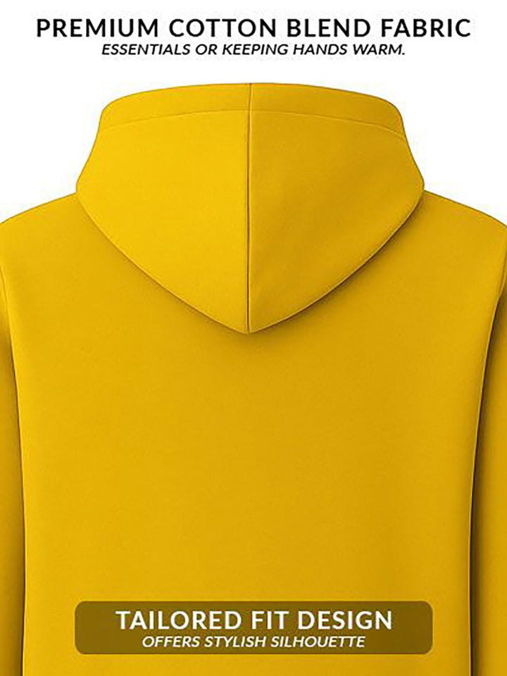 ADRO Men Printed Hooded Sweatshirt