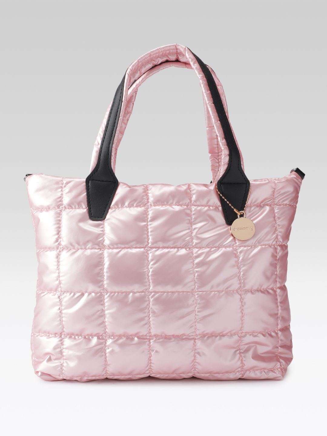 DressBerry Quilted Shopper Handheld Bag