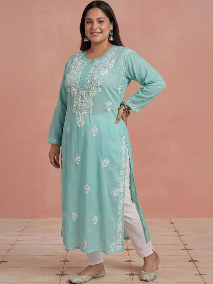 House of Chikankari Women Ethnic Motifs Embroidered Chikankari Kurta