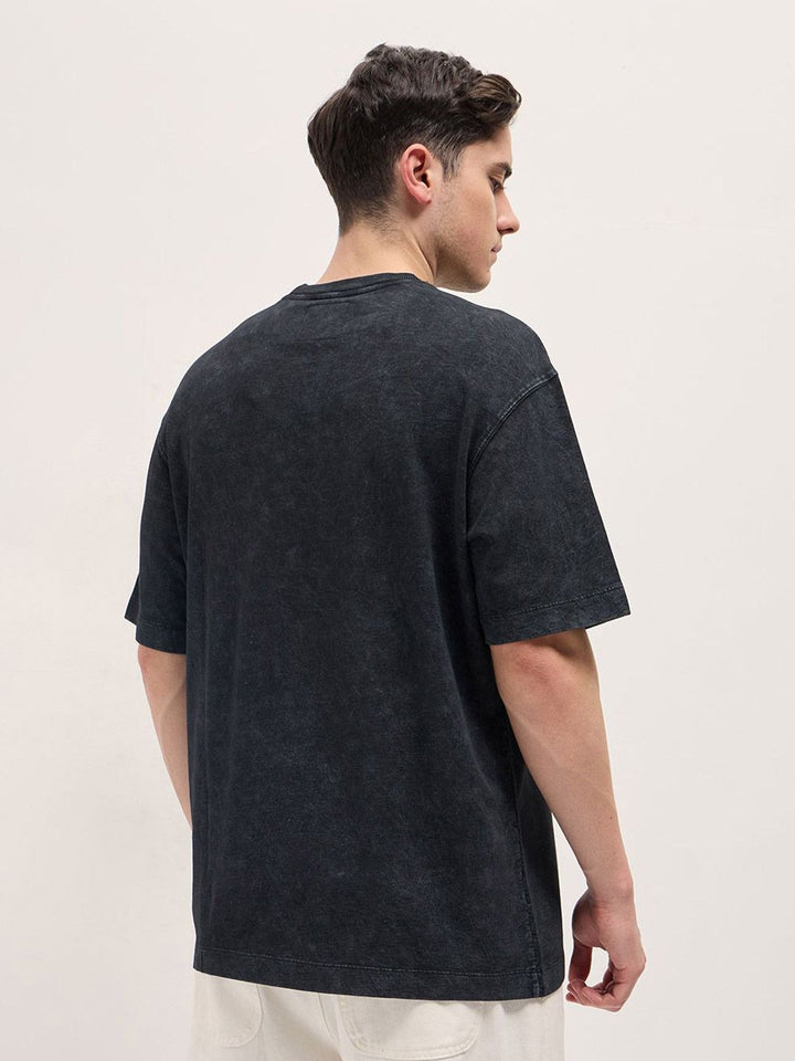 THE BEAR HOUSE Men Drop-Shoulder Sleeves T-shirt