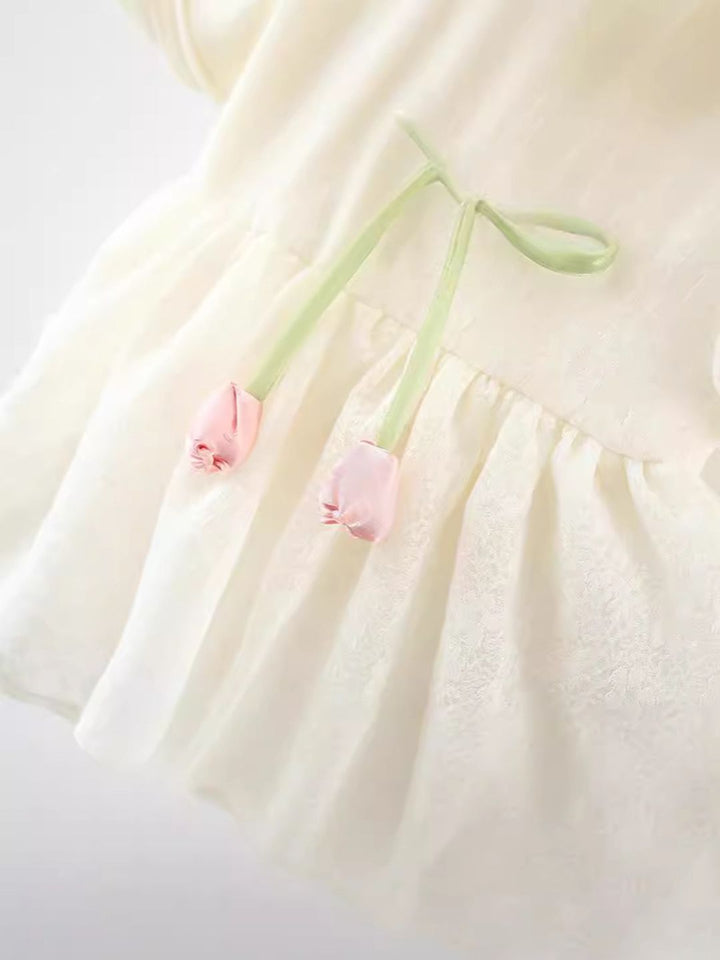 YK Floral Fit & Flare Dress