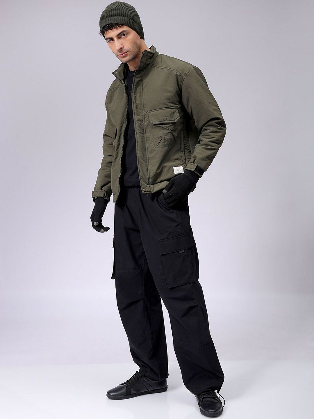 The Indian Garage Co Men Quilted Jacket