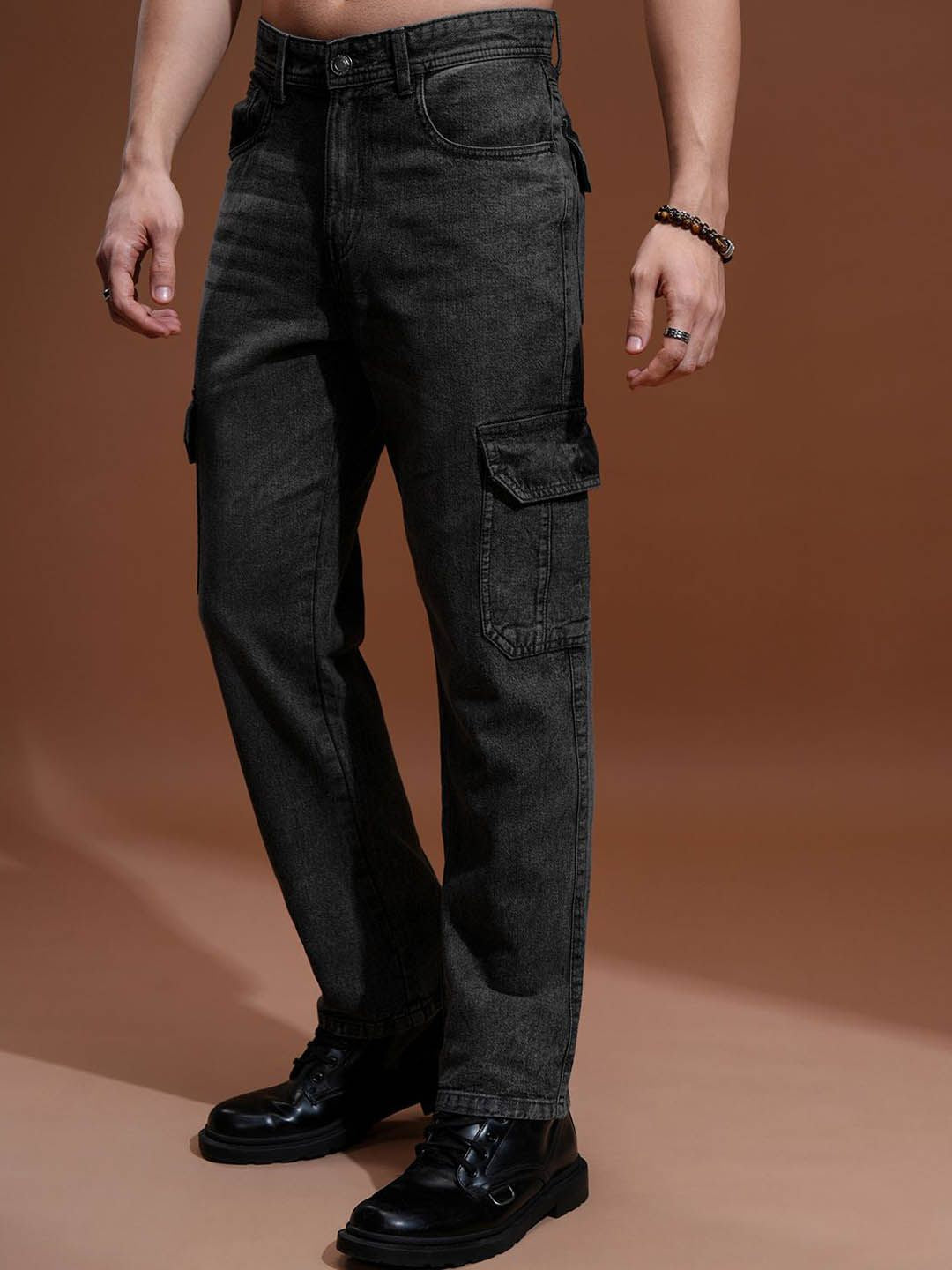 HIGHLANDER Men Straight Fit Light Fade Jeans