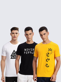 ADRO Men Printed T-shirt