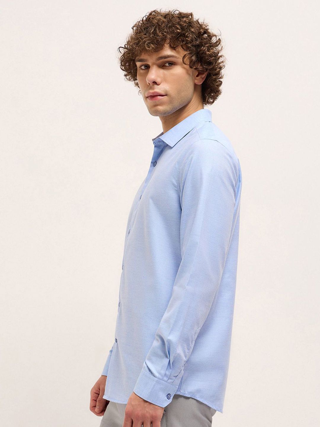 THE BEAR HOUSE Men Tailored Fit Opaque Formal Shirt