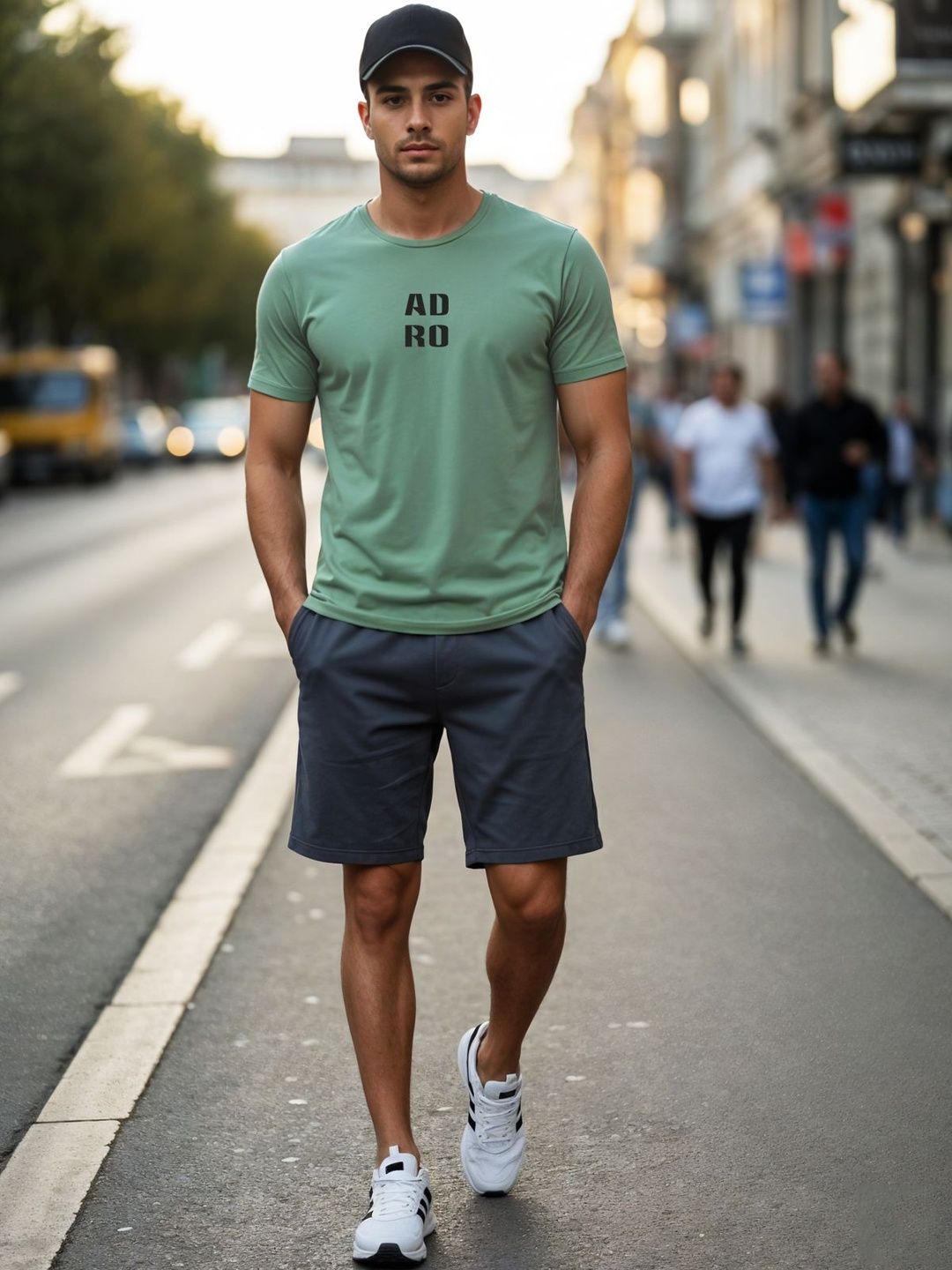 ADRO Men Regular Fit Printed T-shirt