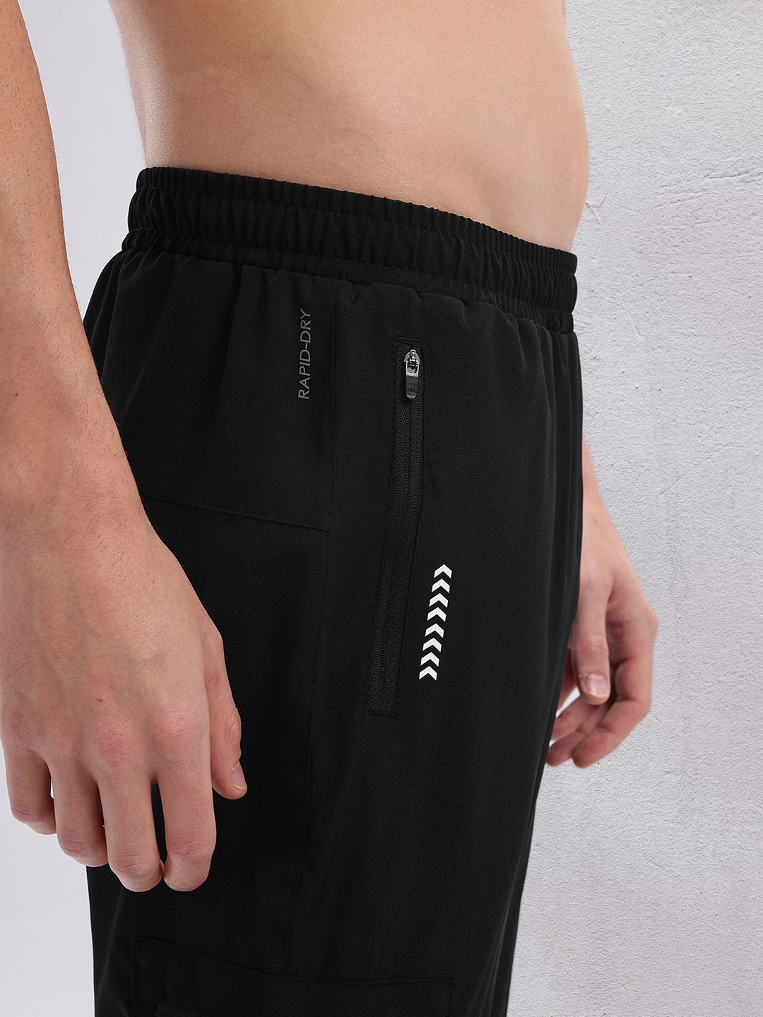 HRX by Hrithik Roshan Men Brand Logo Printed Rapid-Dry Training Track Pants