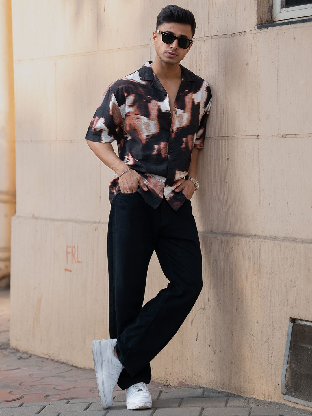 Powerlook Men Opaque Printed Casual Shirt
