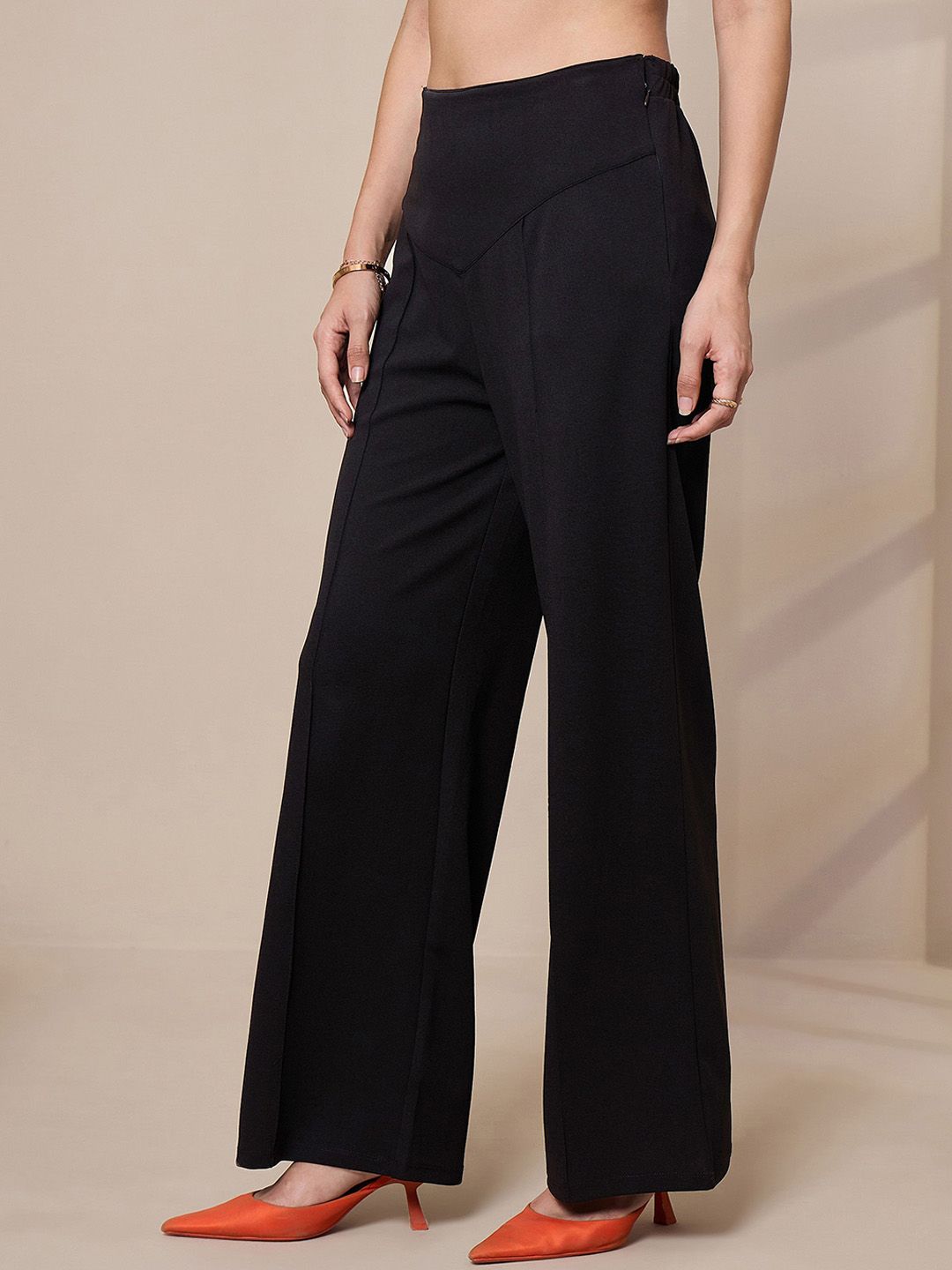SASSAFRAS worklyf Women Relaxed Straight Leg Trousers