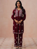 House of Chikankari Women Regular Chikankari Kurta with Trousers