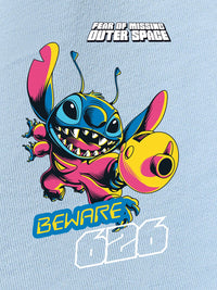Bewakoof Official Disney Merchandise Lilo & Stitch Pure Cotton Printed Oversized T-Shirt