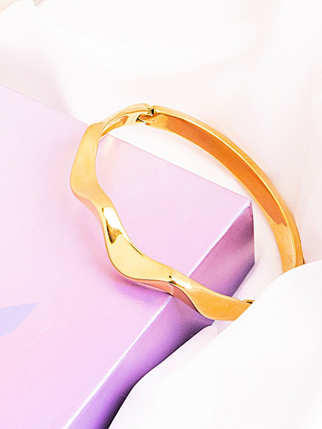 VOGUE PANASH Gold-Plated Bangle-Style Bracelet