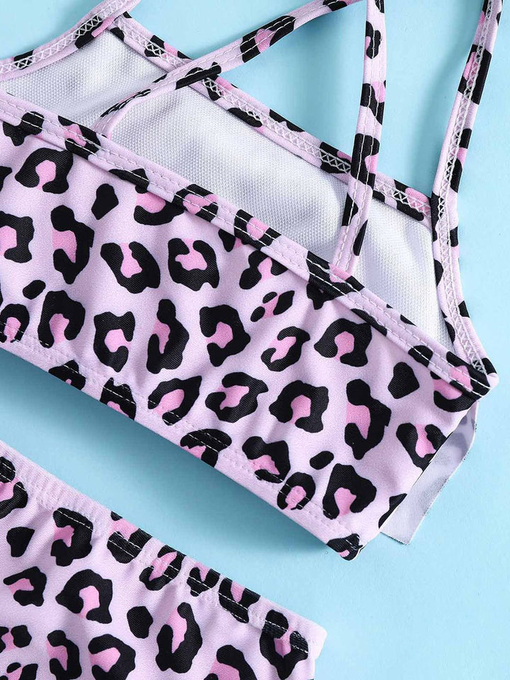YK Girls Animal Printed Swimset