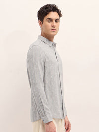 THE BEAR HOUSE Men Slim Fit Spread Collar Multi Striped Casual Shirt