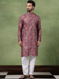 SOJANYA Men Floral Printed Kurta