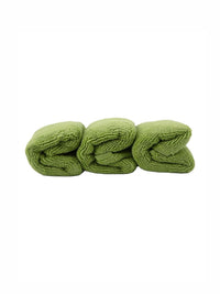 BOMBAY DYEING Lime Green 3 Pieces Pure Cotton 650 GSM Face Towel
