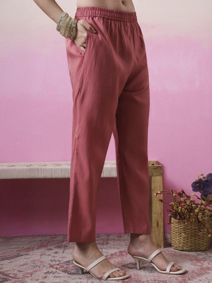 KALINI Women Embroidered A-Line Kurta Set