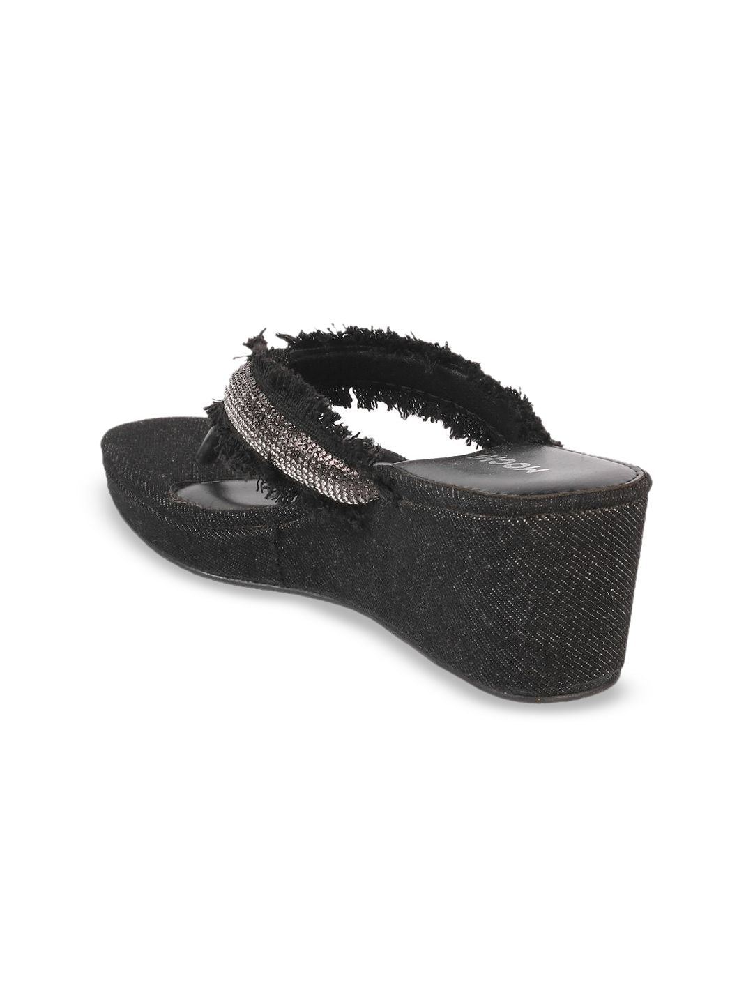 Mochi Embellished Platform Mules