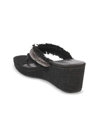 Mochi Embellished Platform Mules