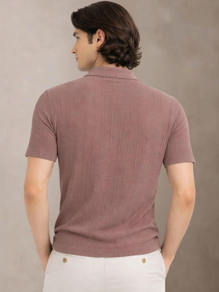 ADRO Men Polo Collar T-shirt