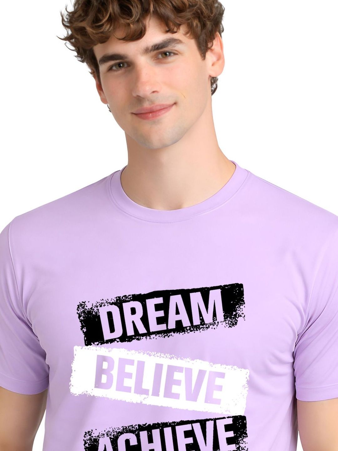 ADRO Men Typography Printed T-shirt