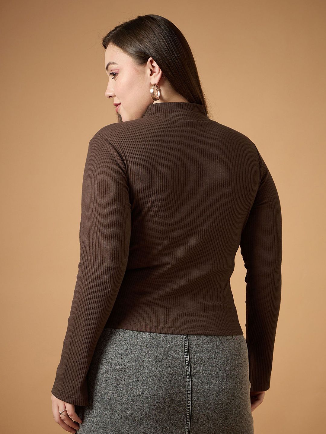 SASSAFRAS Curve Slit Sleeve Top