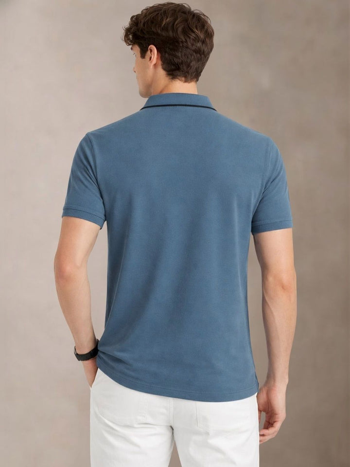 ADRO Men Polo Collar T-shirt
