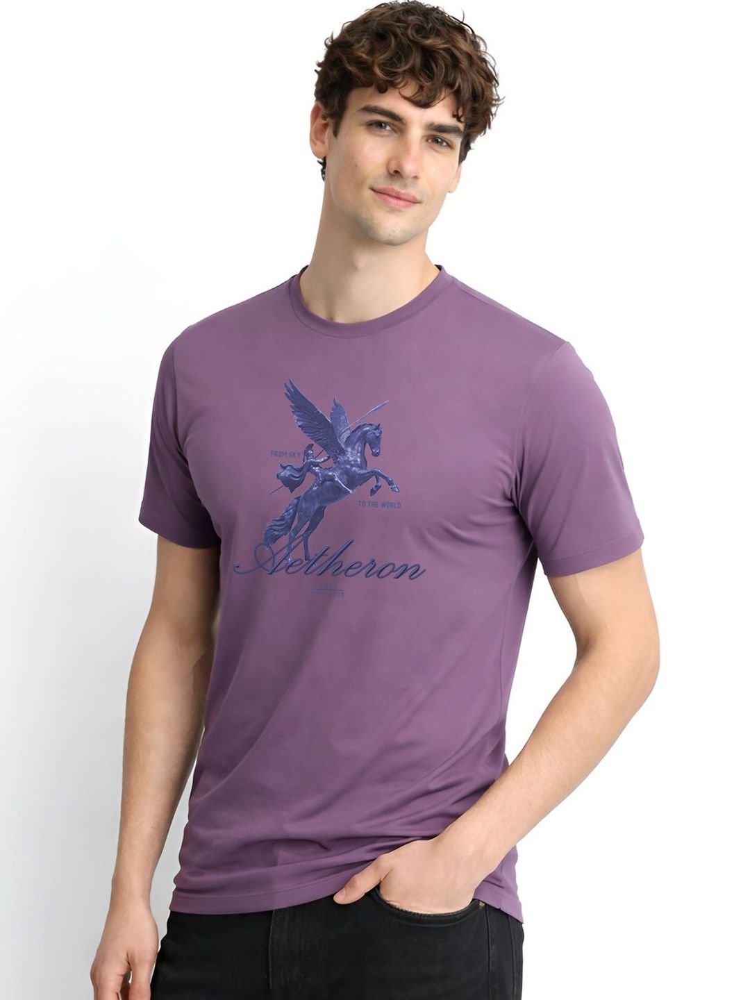 ADRO Men Printed T-shirt