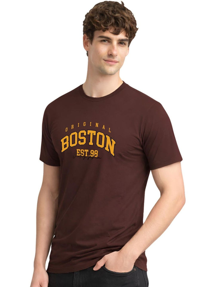 ADRO Men Typography Printed T-shirt