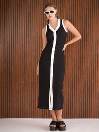SASSAFRAS Bodycon Maxi Dress