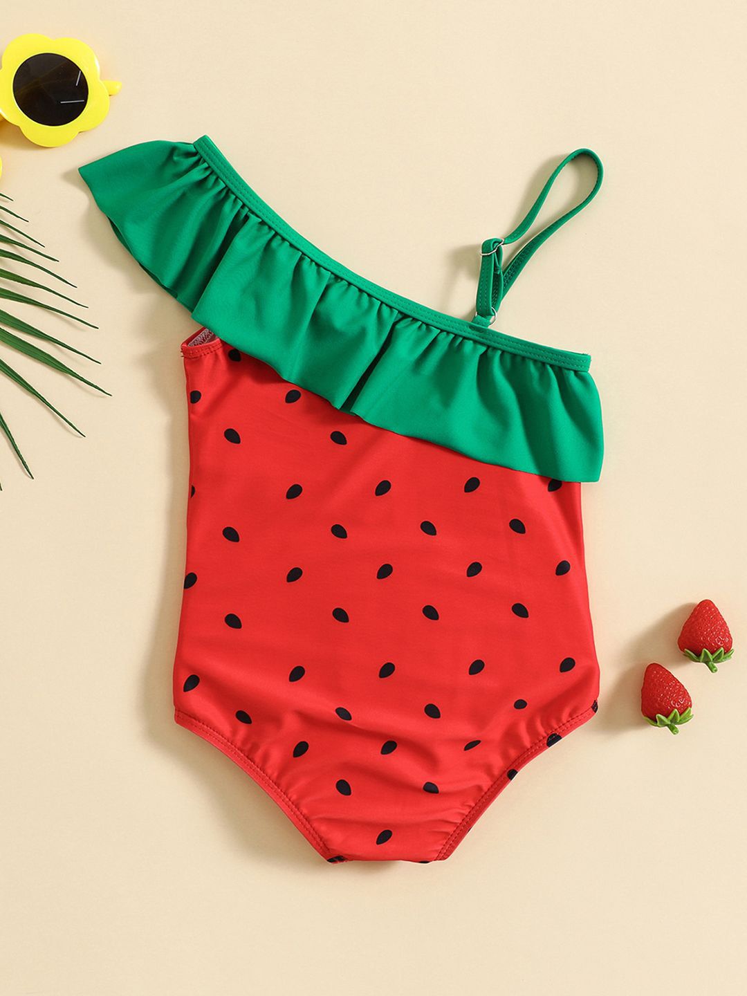 YK Infant Girls Printed Sleeveless Bodysuit